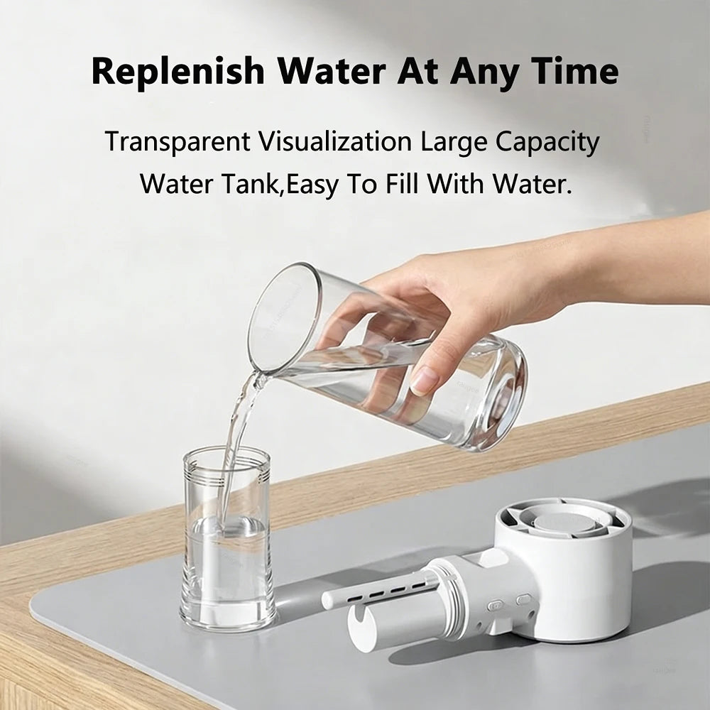 Portable Mini Humidifier Spray Fan Handheld Water Mist Fan Rechargeable Personal Hand Fan Small Water Spray Fan For Outdoor